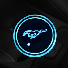Load image into Gallery viewer, LED Logo Car Coasters