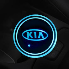 Load image into Gallery viewer, LED Logo Car Coasters