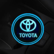 Load image into Gallery viewer, LED Logo Car Coasters