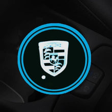 Load image into Gallery viewer, LED Logo Car Coasters