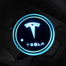 Load image into Gallery viewer, LED Logo Car Coasters