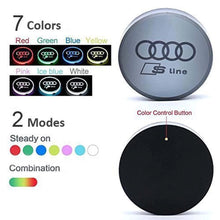 Load image into Gallery viewer, LED Logo Car Coasters
