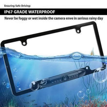 Load image into Gallery viewer, 170° Camera License Plate Frame