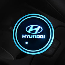Load image into Gallery viewer, LED Logo Car Coasters