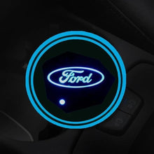 Load image into Gallery viewer, LED Logo Car Coasters