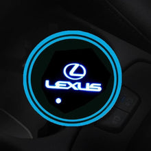 Load image into Gallery viewer, LED Logo Car Coasters