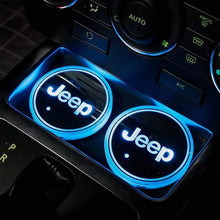 Load image into Gallery viewer, LED Logo Car Coasters