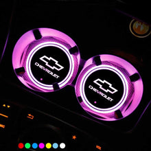 Load image into Gallery viewer, LED Logo Car Coasters