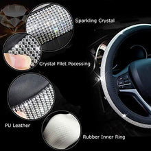 Load image into Gallery viewer, Crystal Steering Wheel Cover