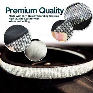 Crystal Steering Wheel Cover