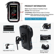 Load image into Gallery viewer, Waterproof Bike Smartphone Holder